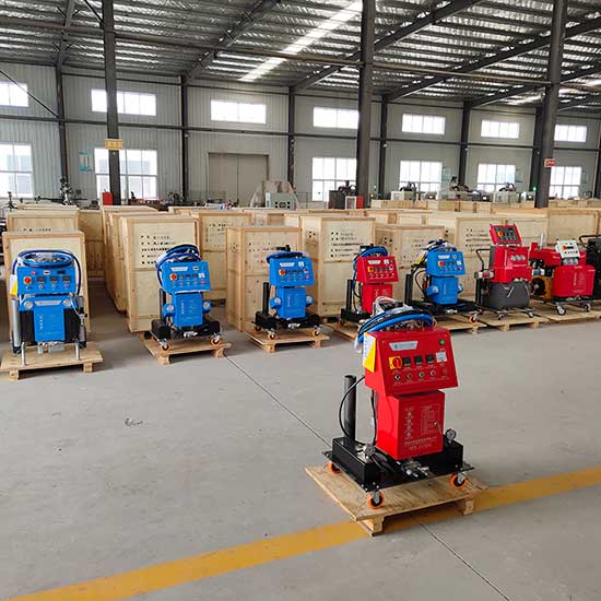 噴聚氨酯的機(jī)器叫什么(圖1) JNJX-III(E)型噴聚氨酯的機(jī)器