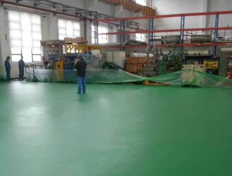 哪里有噴聚脲的施工隊(圖1) 地坪聚脲噴涂案例